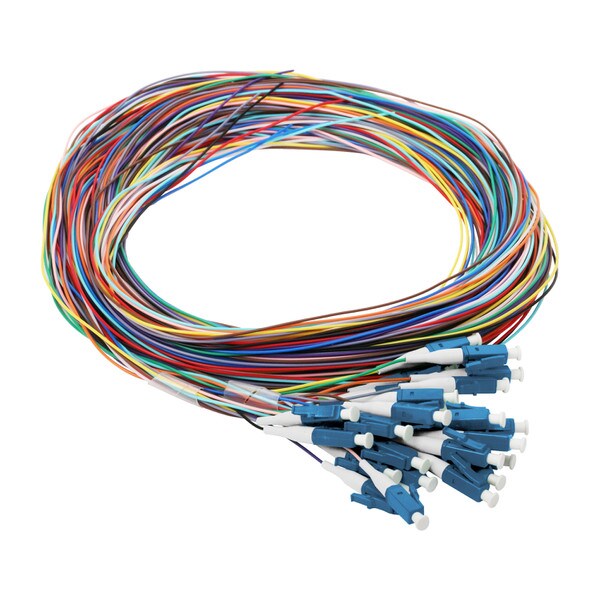 24 Fiber Pigtail, LC/UPC, 900 µm, 9 µm OS2, 3m